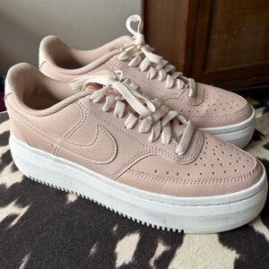 Pink Platform Nike Sneakers